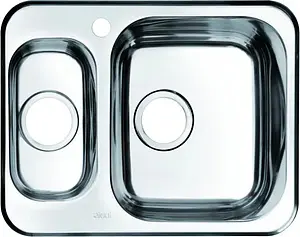 Мойка кухонная IDDIS Strit 60.5 R хром STR60SZi77K Мойка кухонная IDDIS Strit 60.5 R хром STR60SZi77K, 1