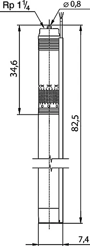 Насос скважинный центробежный 3&quot; Grundfos SQ 3-65 96510207