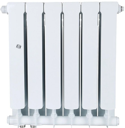 Радиатор биметаллический 6 секций нижнее правое подключение Stout Space 500 SRB-0320-050006