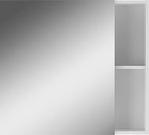 Шкаф-зеркало Айсберг Веста 80 белый DV5920HZ, 3