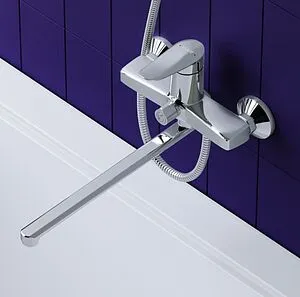 Смеситель для ванны с длинным изливом Dorff Ultra хром D5095000 Смеситель для ванны с длинным изливом Dorff Ultra хром D5095000, 5