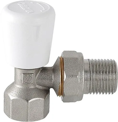 Вентиль регулирующий угловой ½" в/н Valtec VT.017.N.04