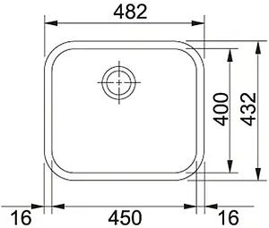 Мойка кухонная Franke Galassia GAX 110-45 нержавеющая сталь 122.0021.440 Мойка кухонная Franke Galassia GAX 110-45 нержавеющая сталь 122.0021.440, 2