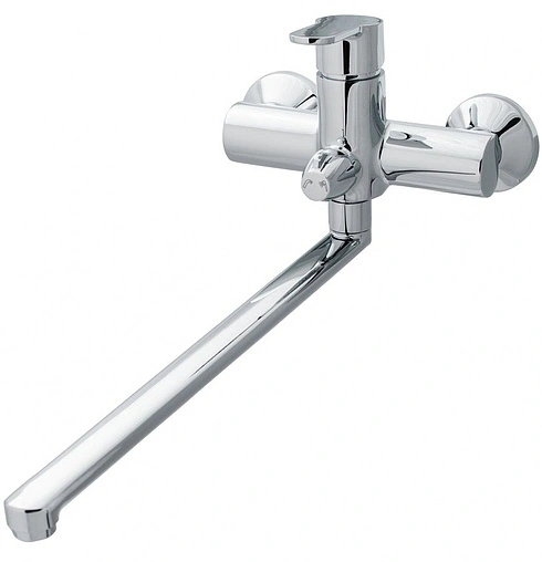 Смеситель для ванны с длинным изливом Swedbe Olymp хром 1850