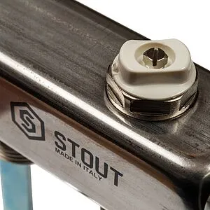 Группа коллекторная распределительная 2 отвода 1&quot;в/в x ¾&quot;ек Stout SMS 0923 000002, 5