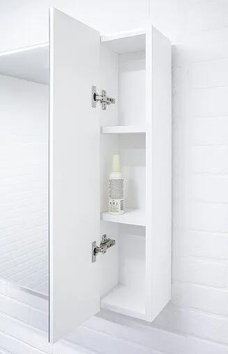 Шкаф-зеркало Домино Стайл 60 белый DI44185HZ