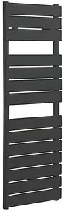 Полотенцесушитель водяной лесенка Lazzarini Palermo 1213х500 антрацит матовый 386976, 2