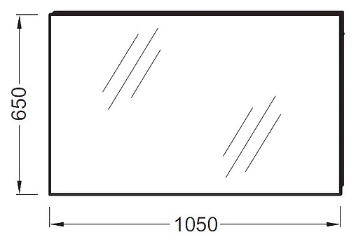 Зеркало Jacob Delafon 105 EB1084-NF
