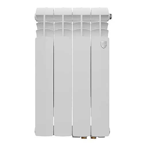 Радиатор биметаллический 4 секций нижнее правое подключение Royal Thermo Vittoria Super 500 2.0 VDR80 Bianco Traffico RTVSVDR250004 Радиатор биметаллический 4 секций нижнее правое подключение Royal Thermo Vittoria Super 500 2.0 VDR80 Bianco Traffico RTVSVDR250004