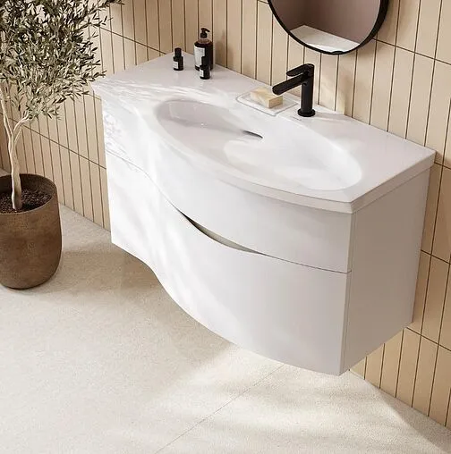 Тумба под умывальник подвесная Kerama Marazzi Riva 100 R белый RV.100Rh\WHT.M Тумба под умывальник подвесная Kerama Marazzi Riva 100 R белый RV.100Rh\WHT.M