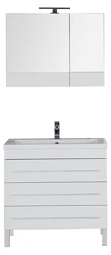 Шкаф-зеркало Aquanet Верона 90 L белый 00172339 Шкаф-зеркало Aquanet Верона 90 L белый 00172339