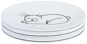 Мыльница Fixsen Teddy белый с рисунком FX-600-4 Мыльница Fixsen Teddy белый с рисунком FX-600-4, 1