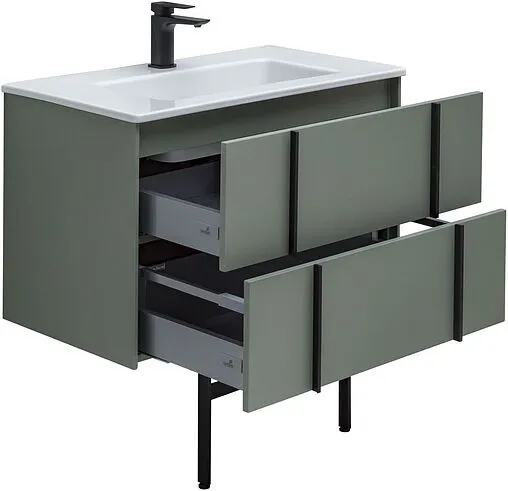 Тумба-умывальник подвесной Allen Brau Reality 80 олива 1.32005.CGM+