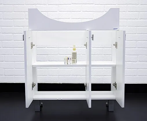 Тумба под умывальник напольный Айсберг Мега 85 белый DM4602T