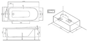 Панель для ванны фронтальная Am.Pm Like 150 белый W80A-150-070W-P Панель для ванны фронтальная Am.Pm Like 150 белый W80A-150-070W-P, 2