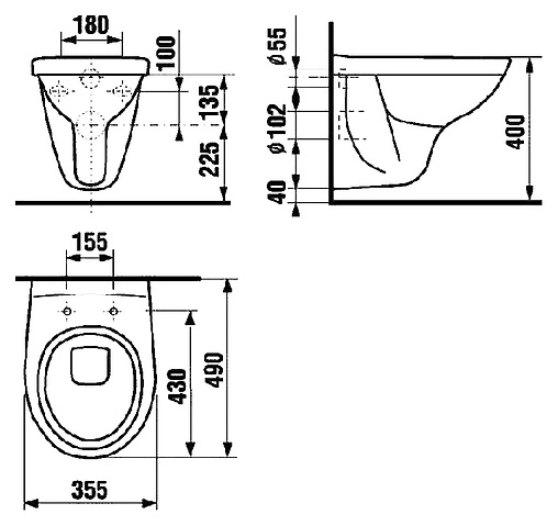 Унитаз подвесной Jika Lyra белый 8.2137.2.000.000.1