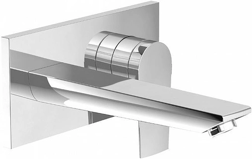 Смеситель для раковины из стены Villeroy&Boch Subway 2.0 хром TVW10211211061