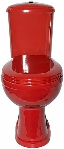 Унитаз-компакт Оскольская керамика Дора-Антивсплеск стандарт красный 47360110402