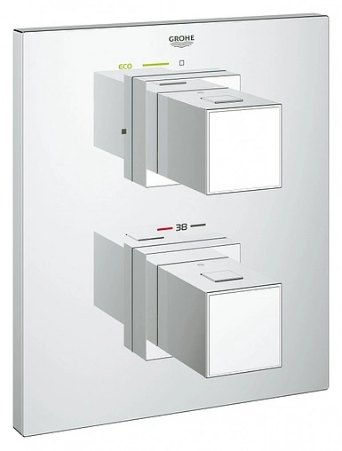 Термостат для 1 потребителя Grohe Grohtherm Cube хром 19959000