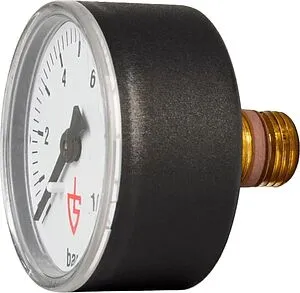 Манометр аксиальный Goetze 50мм 10 бар ¼&quot; GTZFCM001, 4