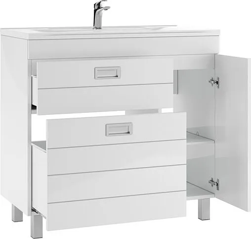 Тумба под умывальник напольный Домино Elen 90 белый DC5005T