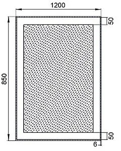 Зеркало с подсветкой Aquanet Алассио 12085 00196640 Зеркало с подсветкой Aquanet Алассио 12085 00196640, 2