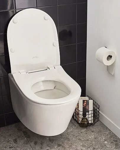 Комплект 6 в 1 Jacob Delafon Bastille EDAB103-00 с кнопкой E36496-00 белый глянцевый