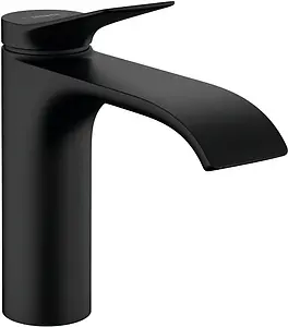 Смеситель для раковины Hansgrohe Vivenis 110 чёрный матовый 75020670 Смеситель для раковины Hansgrohe Vivenis 110 чёрный матовый 75020670, 1