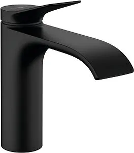 Смеситель для раковины Hansgrohe Vivenis 110 чёрный матовый 75022670 Смеситель для раковины Hansgrohe Vivenis 110 чёрный матовый 75022670, 1