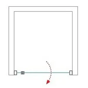 Дверь в нишу 1000мм прозрачное стекло Roltechnik Sanipro OBDO1/1000 4000710 Дверь в нишу 1000мм прозрачное стекло Roltechnik Sanipro OBDO1/1000 4000710, 3