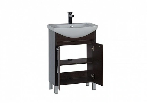 Тумба под умывальник напольная Aquanet Донна 60 венге 00168941