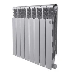 Радиатор биметаллический 8 секций Royal Thermo Revolution B 500 Silver Satin RTRBS3050008 Радиатор биметаллический 8 секций Royal Thermo Revolution B 500 Silver Satin RTRBS3050008