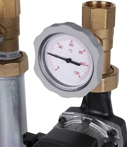 Насосный модуль с 3-х ходовым смесительным клапаном 1"в х 1½"н Meibes MK M66831.36 с насосом Grundfos UPM3 Hybrid 25-70