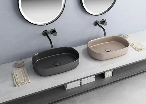 Раковина ISVEA Infinity 55 коричневый 10NF65055-2H