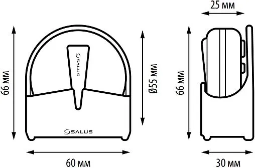 Датчик контроля протечки воды Salus iT600 Smart Home WLS600