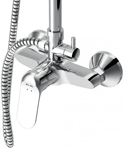 Душевая система со смесителем для душа Am.Pm Sunny хром F0785C800 Душевая система со смесителем для душа Am.Pm Sunny хром F0785C800