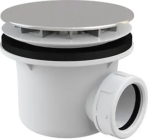 Сифон для душевого поддона AlcaPlast хром A49CR, 1