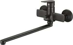 Смеситель для ванны с длинным изливом Osgard Segel Black чёрный матовый 94223, 1