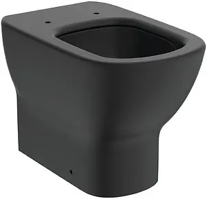 Унитаз приставной безободковый Ideal Standard Tesi AquaBlade Silk Black черный матовый T0077V3 Унитаз приставной безободковый Ideal Standard Tesi AquaBlade Silk Black черный матовый T0077V3, 3