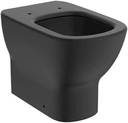 Унитаз приставной безободковый Ideal Standard Tesi AquaBlade Silk Black черный матовый T0077V3