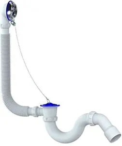 Слив-перелив для ванны Unicorn нержавеющая сталь S33 Слив-перелив для ванны Unicorn нержавеющая сталь S33, 1