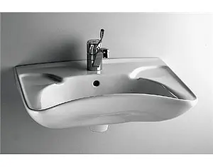 Раковина VitrA Arkitekt 59 белый 6147B003-0001 Раковина VitrA Arkitekt 59 белый 6147B003-0001, 3