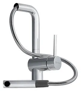 Смеситель для кухни с выдвижным изливом Omoikiri Akashi-S хром OAK-CR-35-S, 3