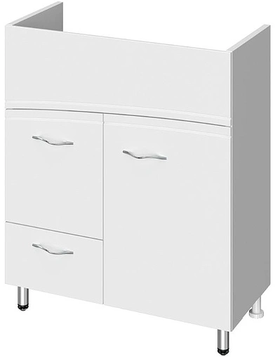 Тумба-умывальник напольная Cersanit Erica New 70 белый F-SU-ERN-ERI70+S-UM-ERI70/1-w