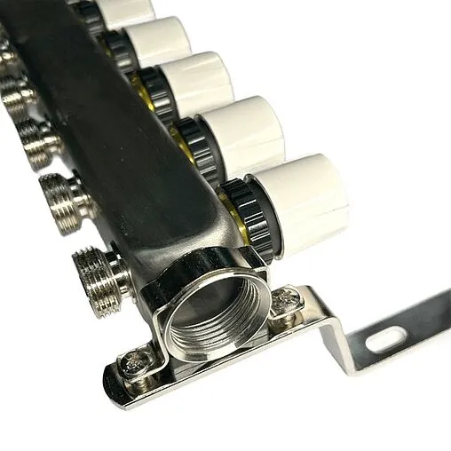 Группа коллекторная с расходомерами 12 отводов 1&quot;в/в x ¾&quot;ек Uni-fitt TECHNO 450W4312