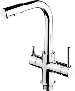 Смеситель для кухни с подключением к фильтру Гейзер Lux хром 25431, 1