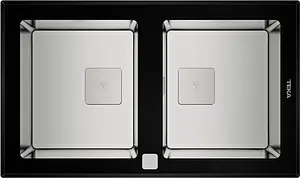 Мойка кухонная Teka Diamond RS15 2B 86 нержавеющая сталь/чёрное стекло 115030017 Мойка кухонная Teka Diamond RS15 2B 86 нержавеющая сталь/чёрное стекло 115030017, 1