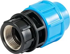 Муфта компрессионная переходная с трубной резьбой 32мм x 1"в Джилекс 9162 Муфта компрессионная переходная с трубной резьбой 32мм x 1"в Джилекс 9162, 1