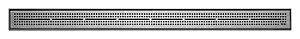 Решетка для лотка 843мм TECEdrainline Quadratum 600951 Решетка для лотка 843мм TECEdrainline Quadratum 600951, 2