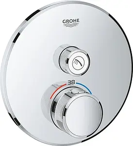 Термостат для 1 потребителя Grohe Grohtherm SmartControl хром 29118000, 1